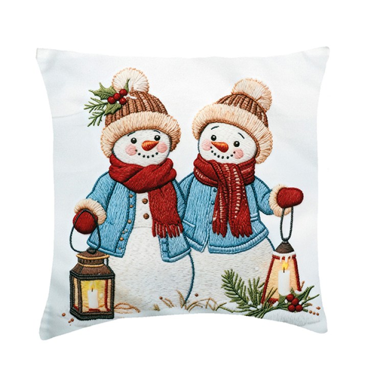 w_370-45_40x40 kh_3d-fotodruck_velour_schneemänner mit laterne_gross